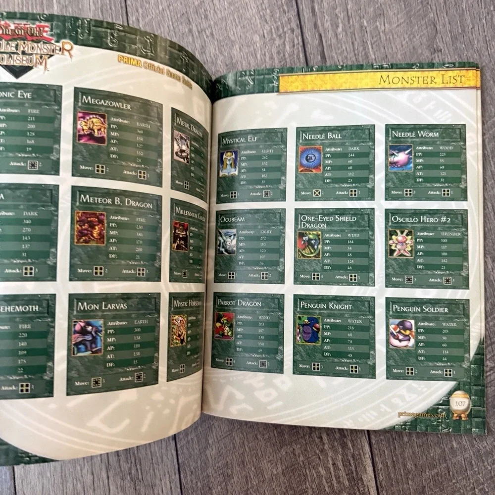 Yu-Gi-Oh! Capsule Monster Coliseum Prima Official Strategy Guide PS2 Konami Book